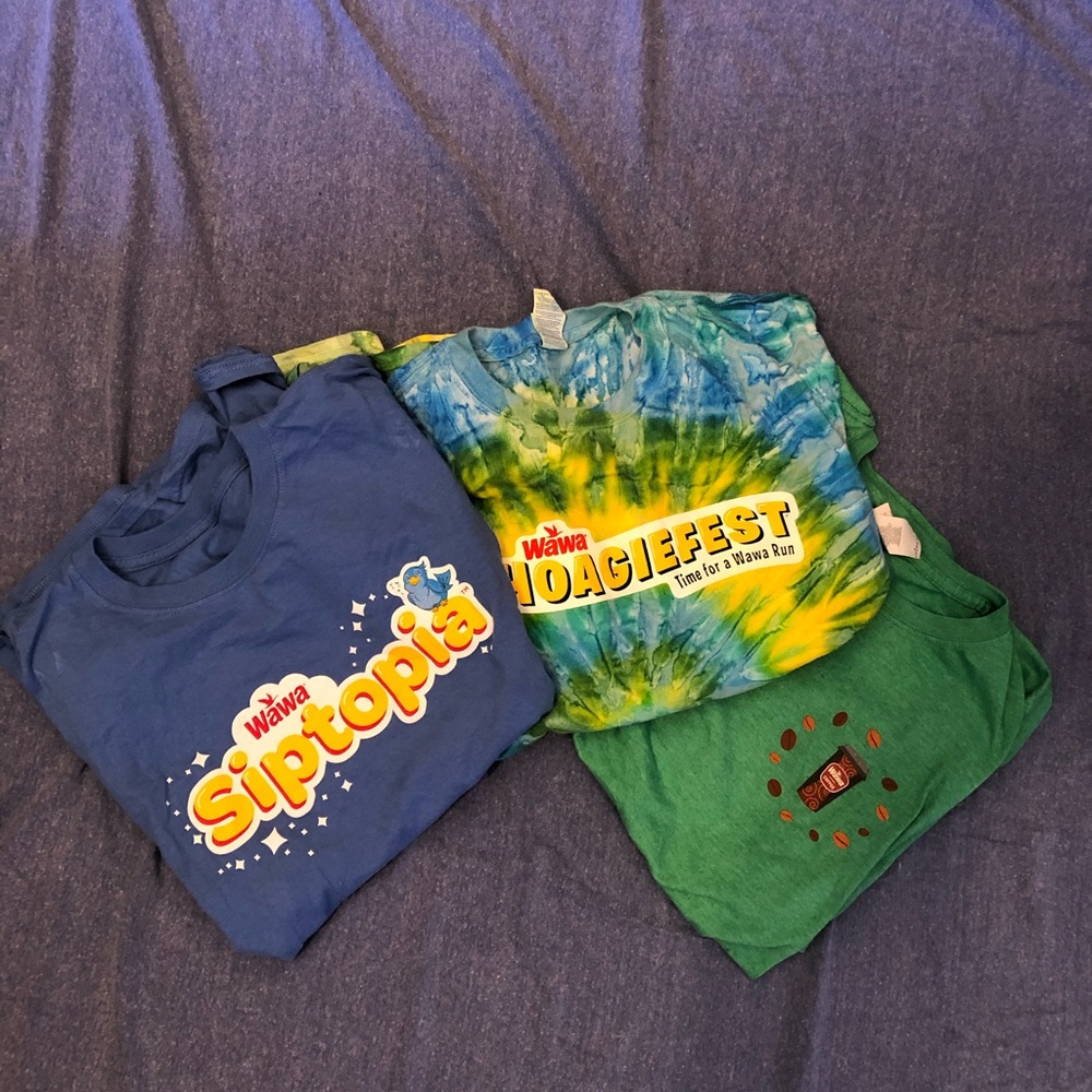 3 Wawa Tee Shirts | M